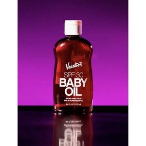 Vacation SPF 30 Baby Oil Sunscreen Oil 3.4 fl oz Hydrating Lightweight